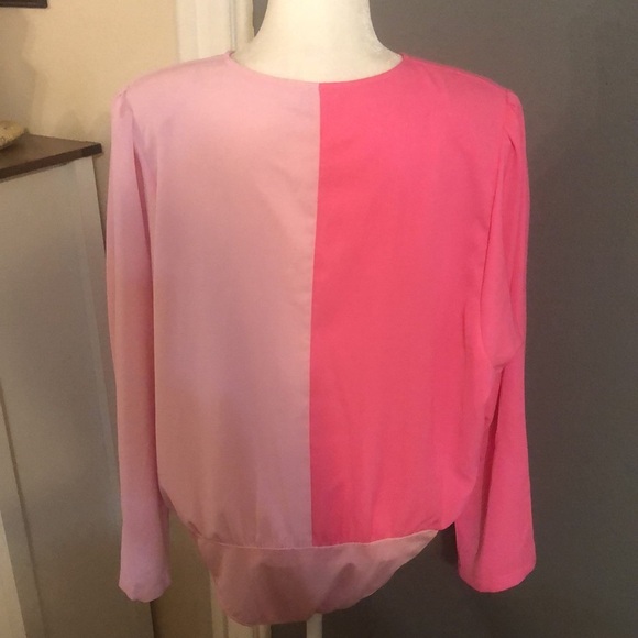 Pink Lily • Two toned pink bodysuit • Size XL - Picture 4 of 4